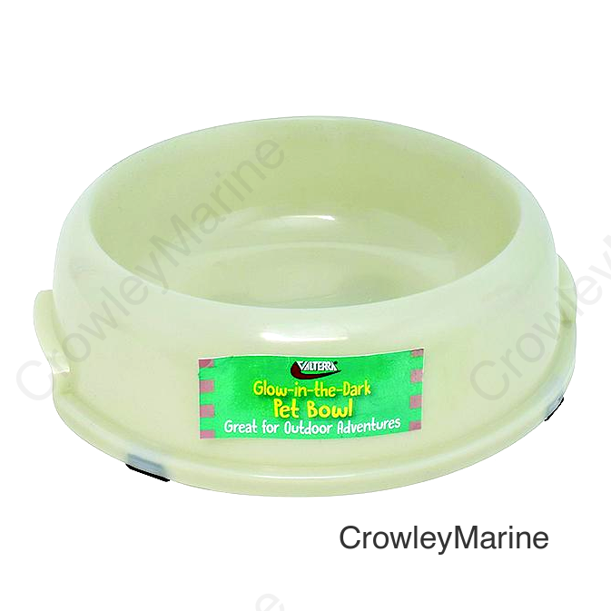 Valterra A102004 Glow-In-The-Dark Dog Single Pet Bowl