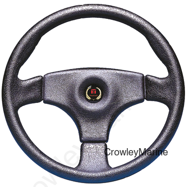 STEERING WHEEL STLTH ALUM14" (D)
