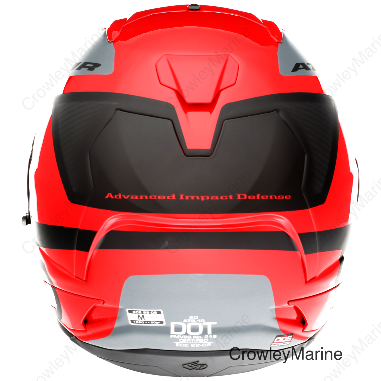 ATS-1R Helmet - Wyman - Red/Gray - Small