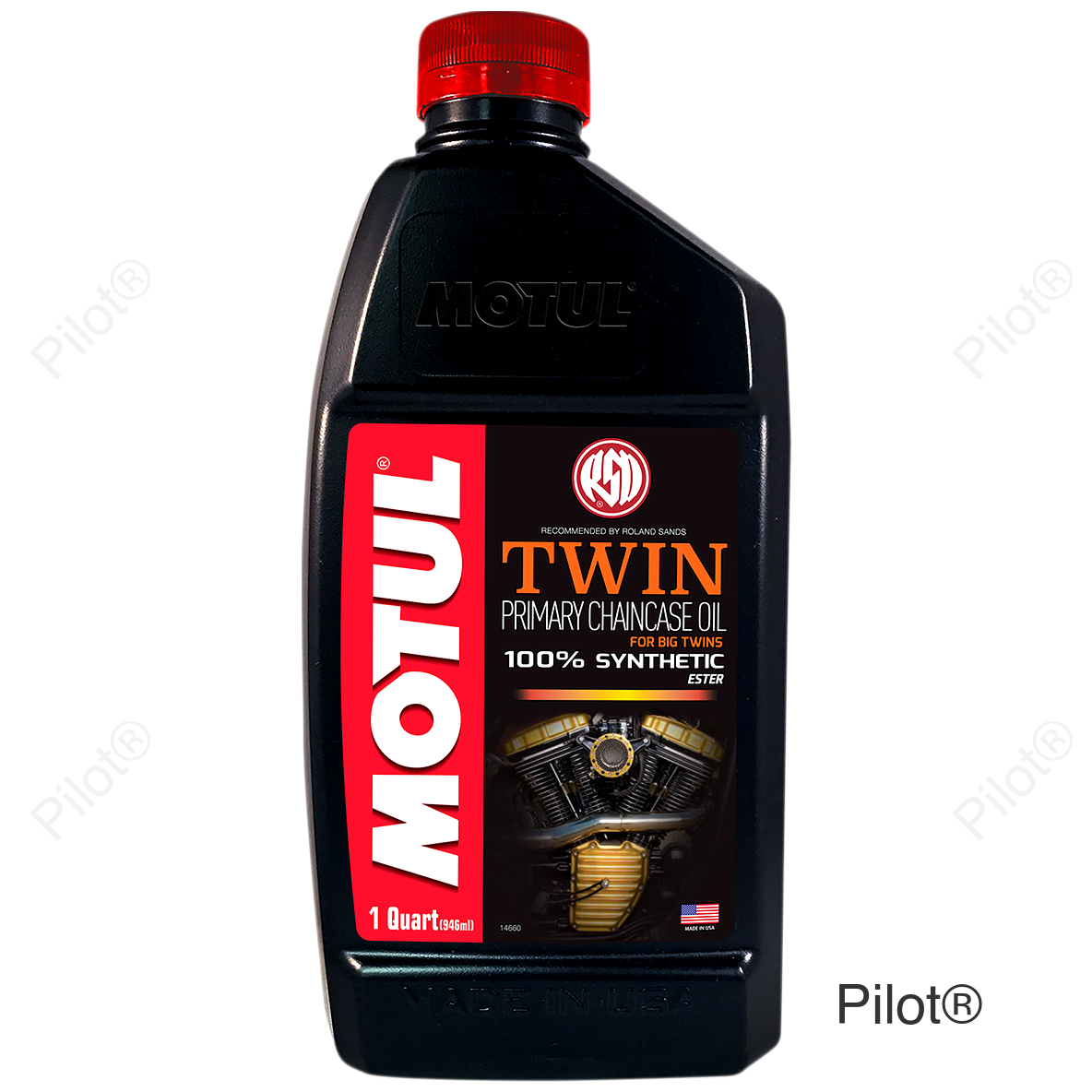 V-Twin Primary & Chaincase Synthetic Oil - 1 U.S. quart