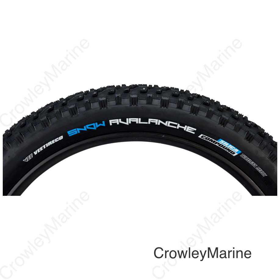 45NRTH Dillinger 4 Tire - 26 x 4 Tubeless Folding Black 120 TPI 240 Concave Carbide Aluminum Studs