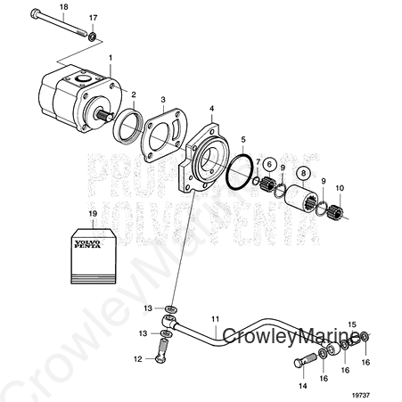 Gasket(V2) - Volvo Penta (20460516)