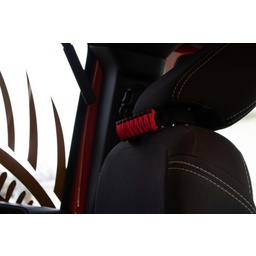 Fishbone Offroad Head Rest Paracord Grab Handles Red thumbnail-4