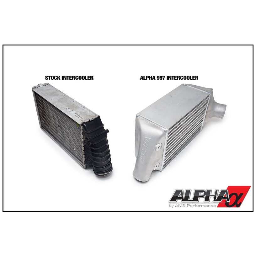 AMS Performance Porsche 997.1TT Alpha Intercooler System (For Stock Framed Turbos)