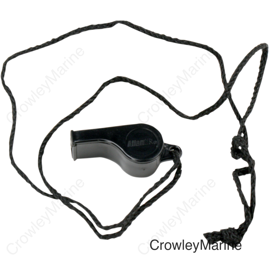 WHISTLE CORDED BLACK
