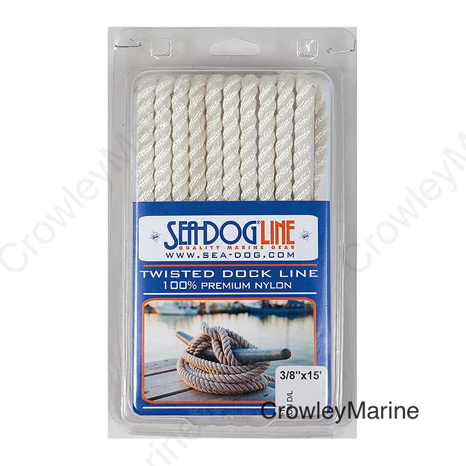 Sea Dog Premium Twisted Three-Strand Nylon Dock Line