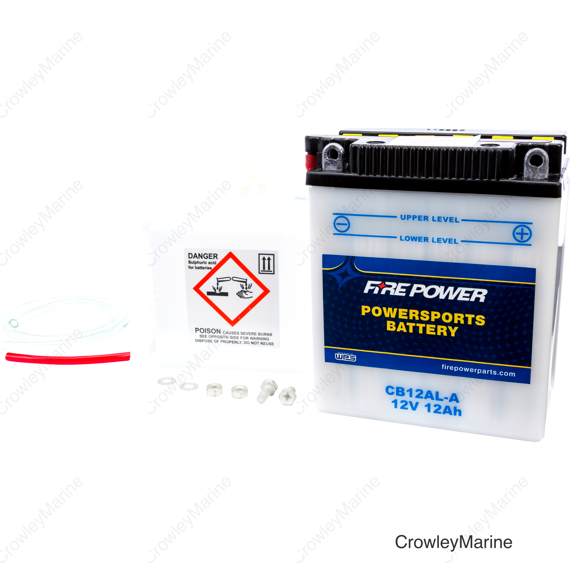 BATTERY W/ACID CB12AL-A 12V HEAVY DUTY