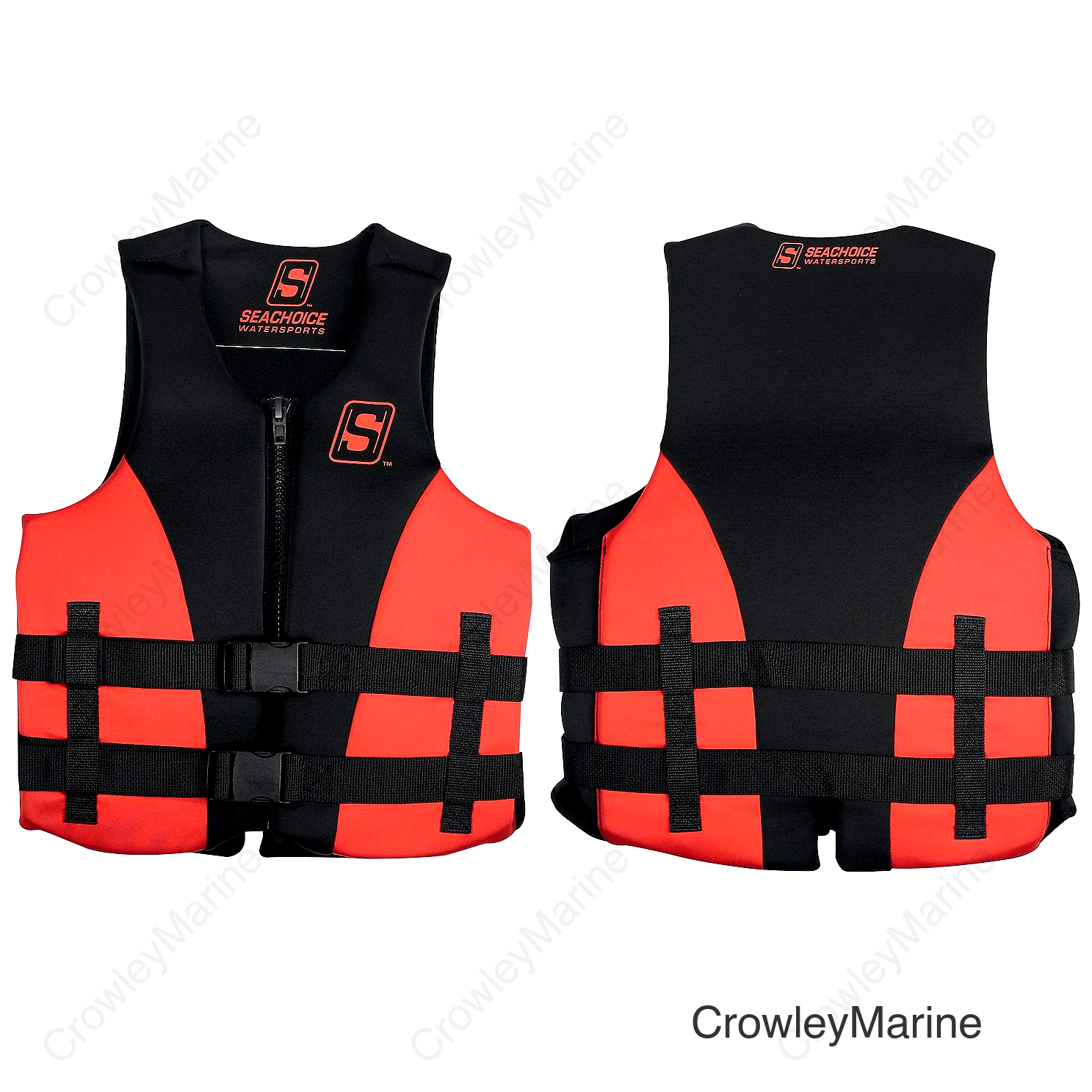 Seachoice Evoprene Multi-Sport Life Jacket - 2XL - Red/Black, Fits Chest 44-50 in, USCG Level 70