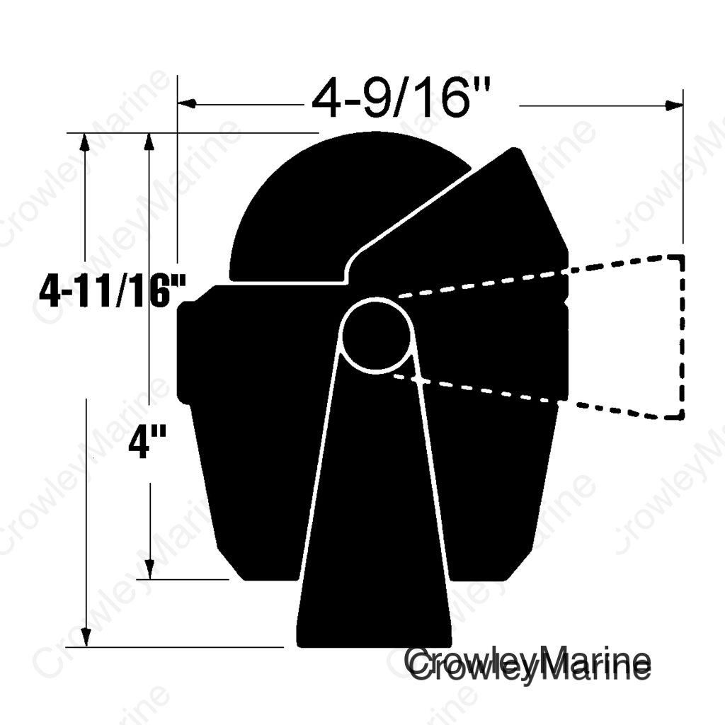 COMPASS ANGLER BRKT GREY