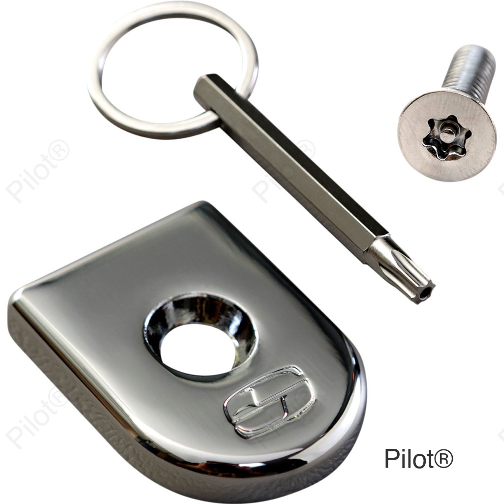 Security Seat Screw - Chrome