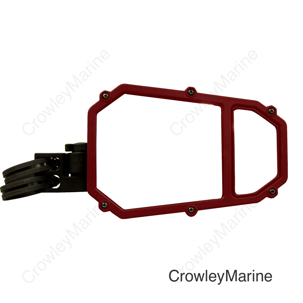 ELITE SERIES 2 SIDE MIRROR RED REPLACEMENT FRAME