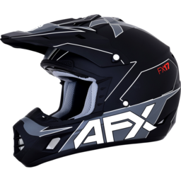 FX-17 Helmet - Aced - Matte Black/White - Large thumbnail-1