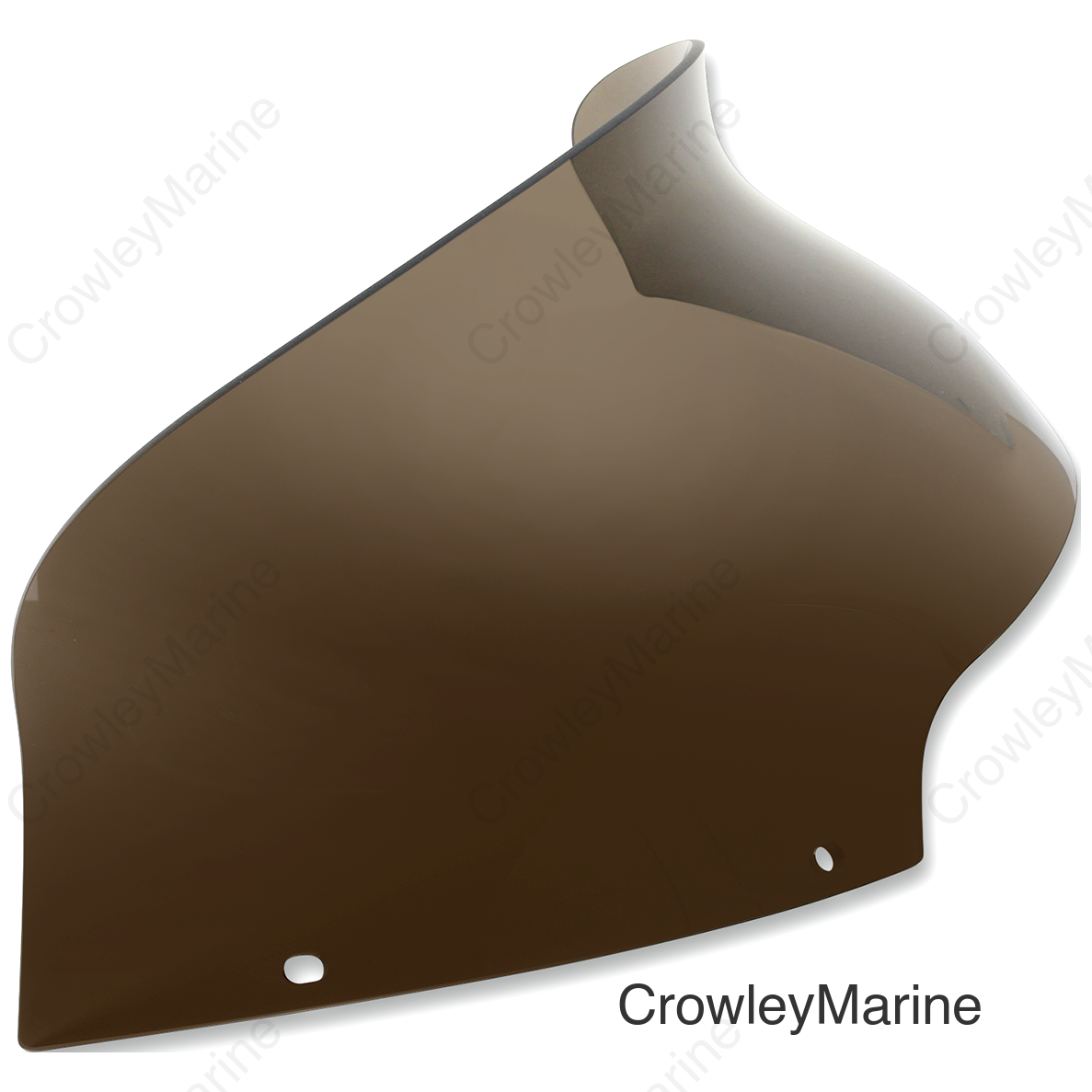 Spoiler Windshield - 5-1/2" - Smoke - FLTR