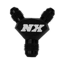 Nitrous Express 4AN x 4AN x 4AN Billet Pure-Flo Y Fitting - Black thumbnail-0