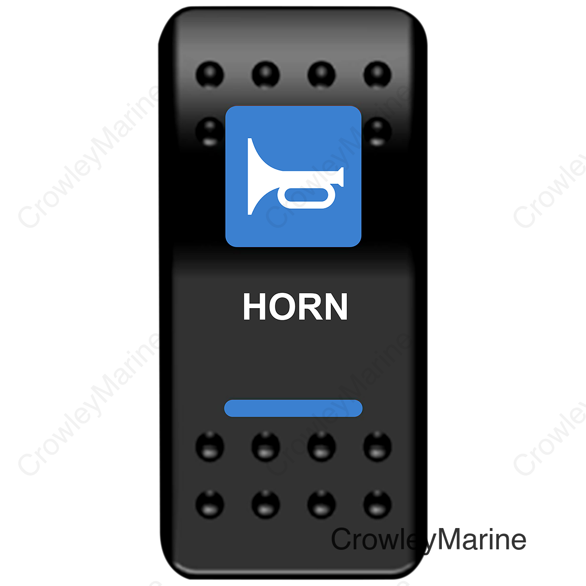 SWITCH ROCKER HORN-BLU