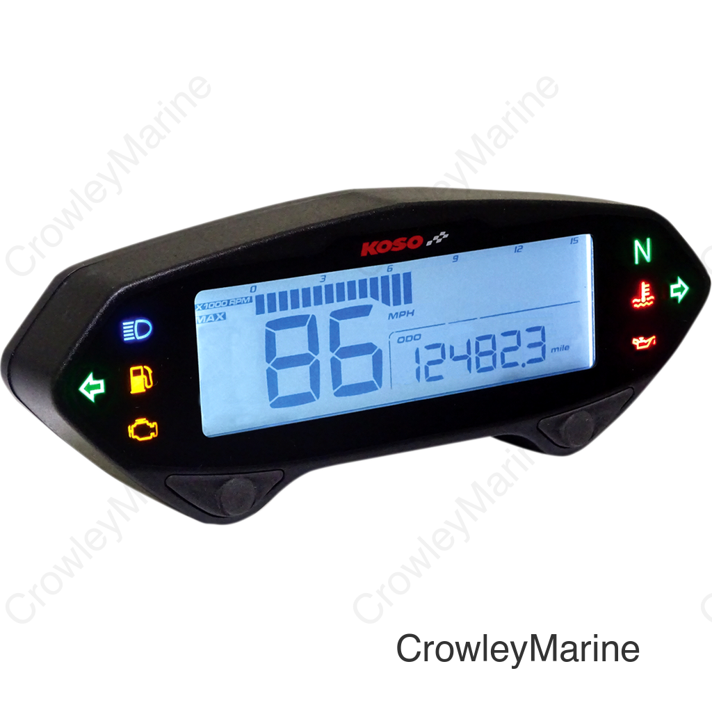 DB-01RN Multifunction Meter - 4.72" L x 0.78" W x 1.81" H