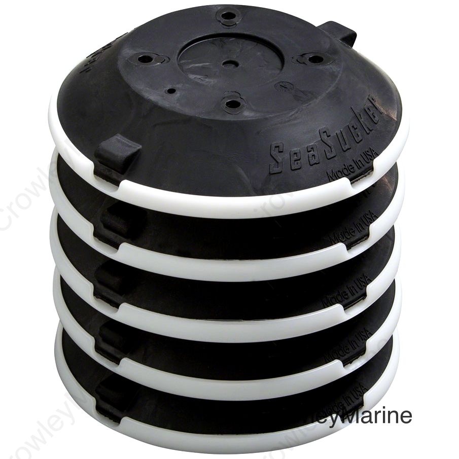 SeaSucker Replacement Vacuum Pad - 6 - 5 Pack Black