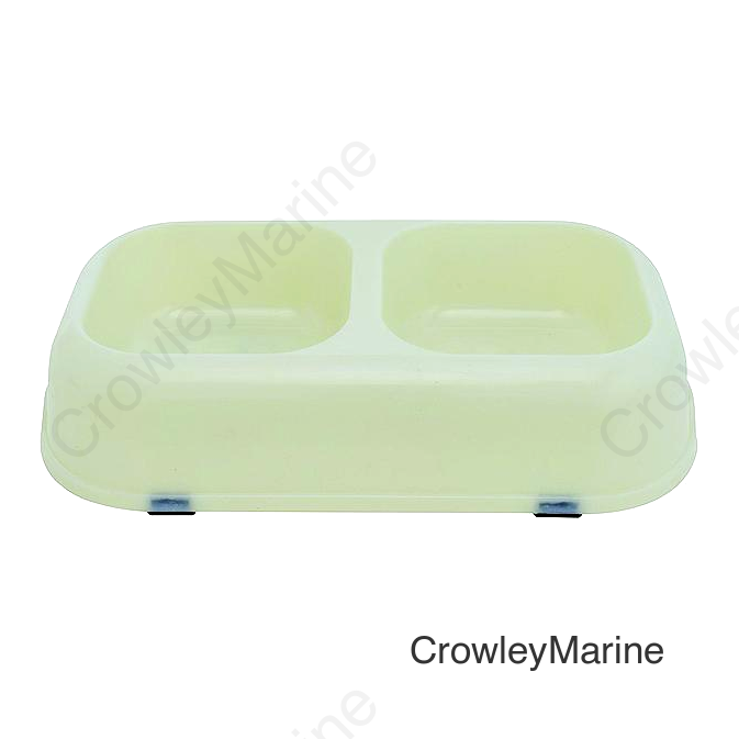 Valterra A102005 Glow-In-The-Dark Dog Twin Pet Bowl, Medium