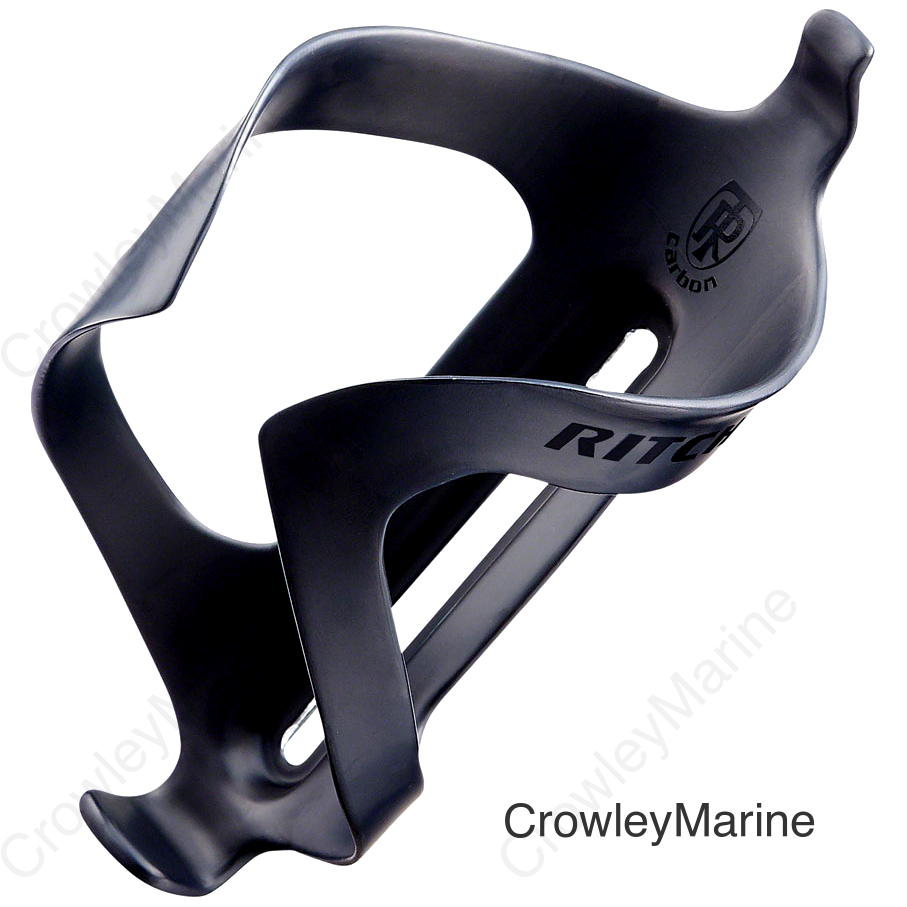 Ritchey WCS Carbon Water Bottle Cage: Black with Black Logo
