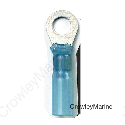 Ancor 311325 Marine Grade™ Heat Shrink Ring Terminals, #10 Fastener, 16-14 Wire, Blue, 25/Pk