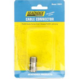 Seachoice PL258 Double Male Adapter, VHF Cable Antenna Connector thumbnail-0