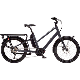 Benno Boost E Class 3 Etility Ebike - Bosch Performance Line Sport 400Wh Step-Through Anthracite Gray One Size