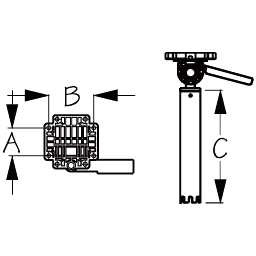 ROD Holder GIMBAL Mount ONLY (326598-1) thumbnail-0