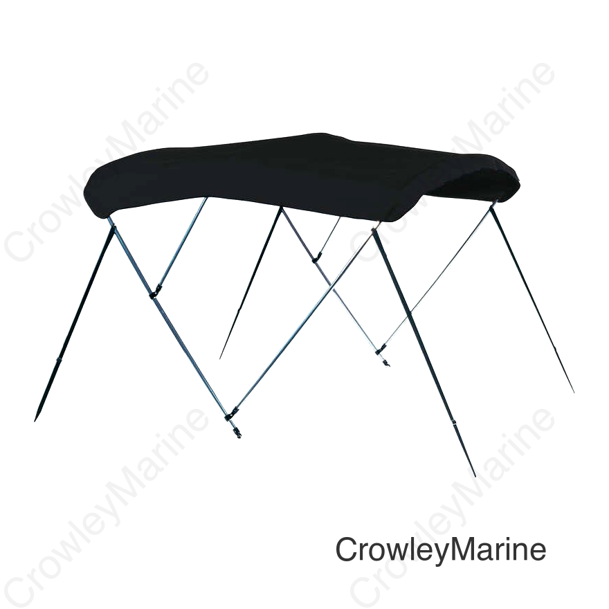 BIMINI (3 BOW | 54") ACRYLIC BLACK