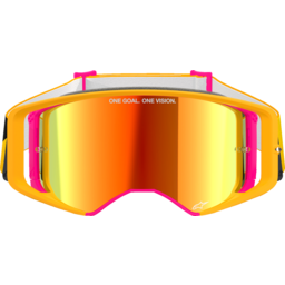 Supertech Goggle - Corp - Yellow/Pink - ABS Vision - Red Mirror thumbnail-2