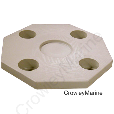 OCTAGONAL IVORY TABLE TOP (DSI)