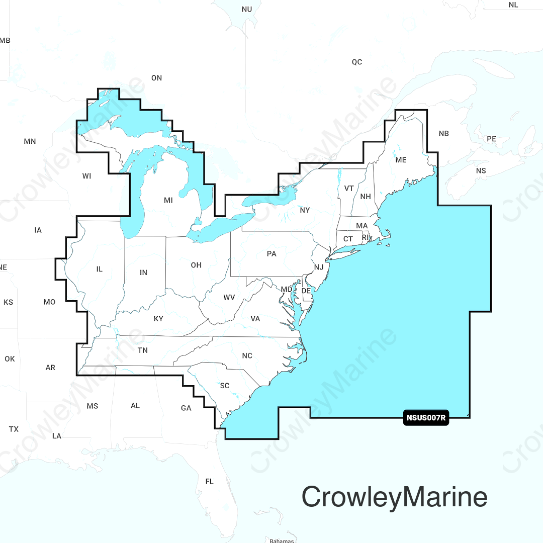 Garmin 010C129120 Navionics+™ Chart, U.S. East