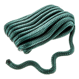 Seachoice Double-Braid Nylon Dock Line w/ Eye Splice, Pre-Shrunk, Heat Stabilized, 1/2 In. X 20 Ft., Forest Green thumbnail-0