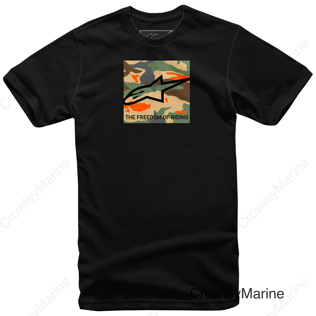 Free Camo T-Shirt - Black - Medium