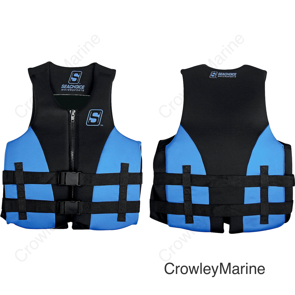 Seachoice Evoprene Multi-Sport Life Jacket - 3XL - Blue/Black, Fits Chest 50-56 in, USCG Level 70