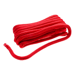 Seachoice Double-Braid Nylon Dock Line w/ Eye Splice, Pre-Shrunk, Heat Stabilized, 3/8 In. X 15 Ft., Red thumbnail-3