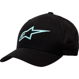 Ageless Curve Hat - Black/Light Aqua - L/XL thumbnail-2