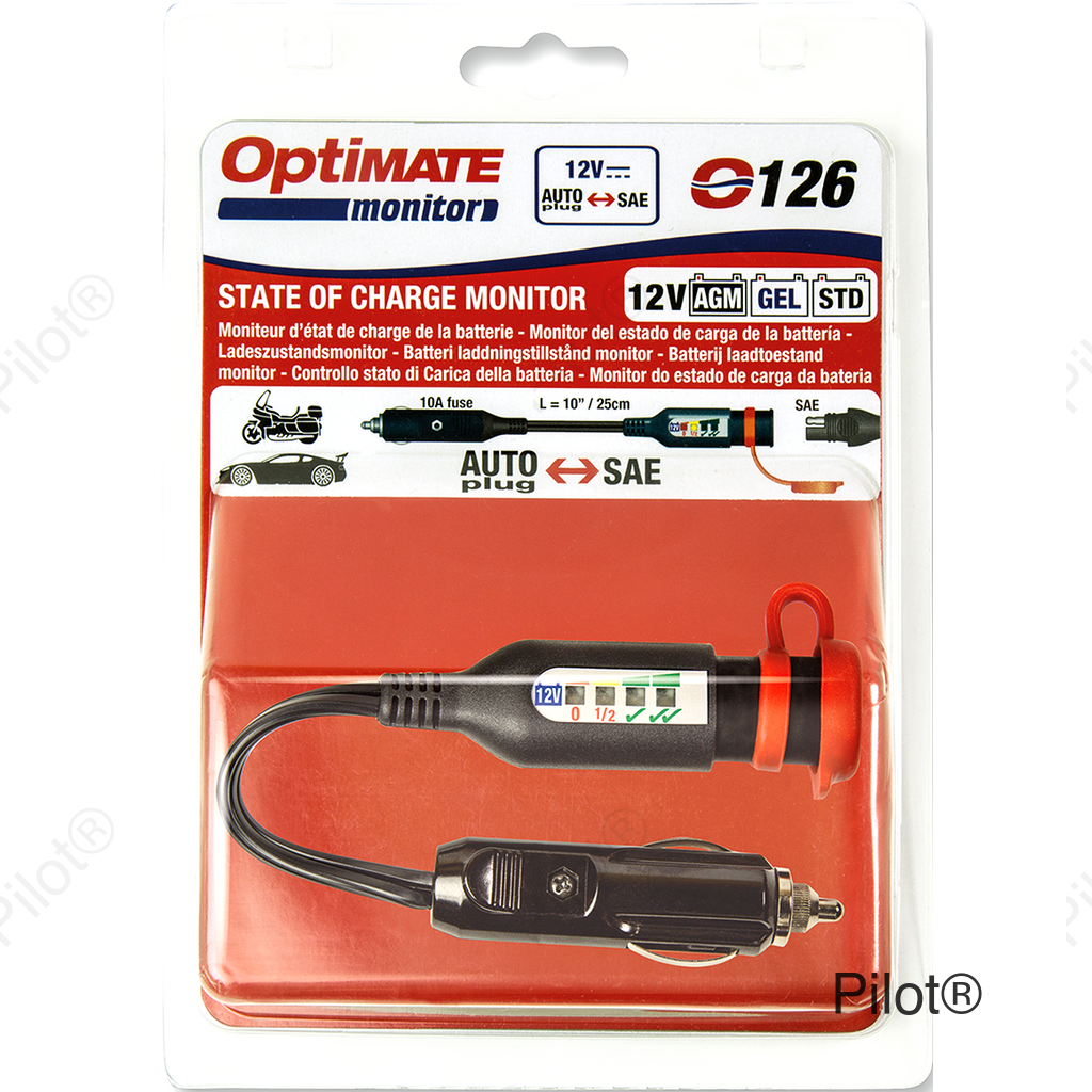 OptiMate™ Monitor O-126 - AUTO Plug to SAE