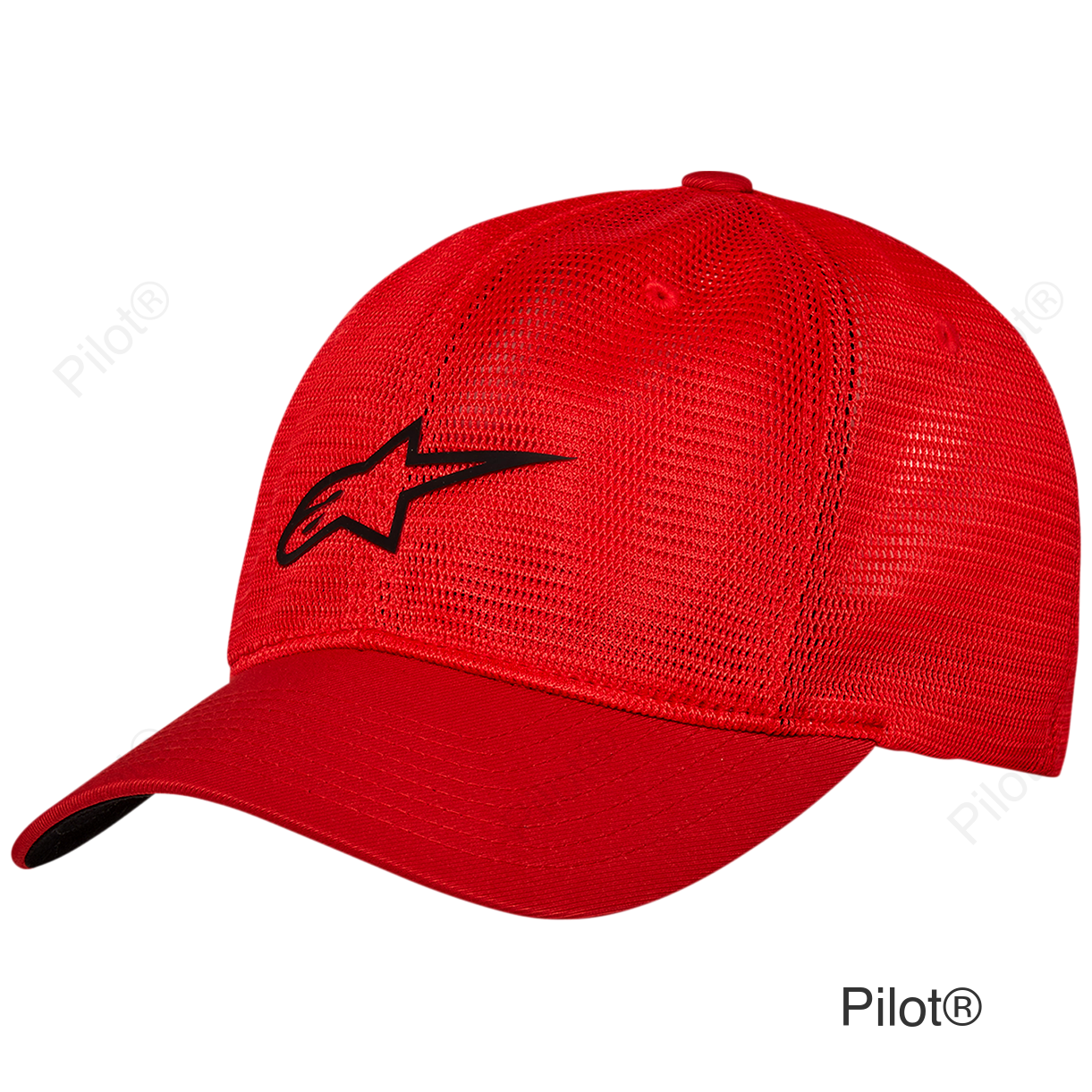 Flow Mesh Hat - Red- Large/XL