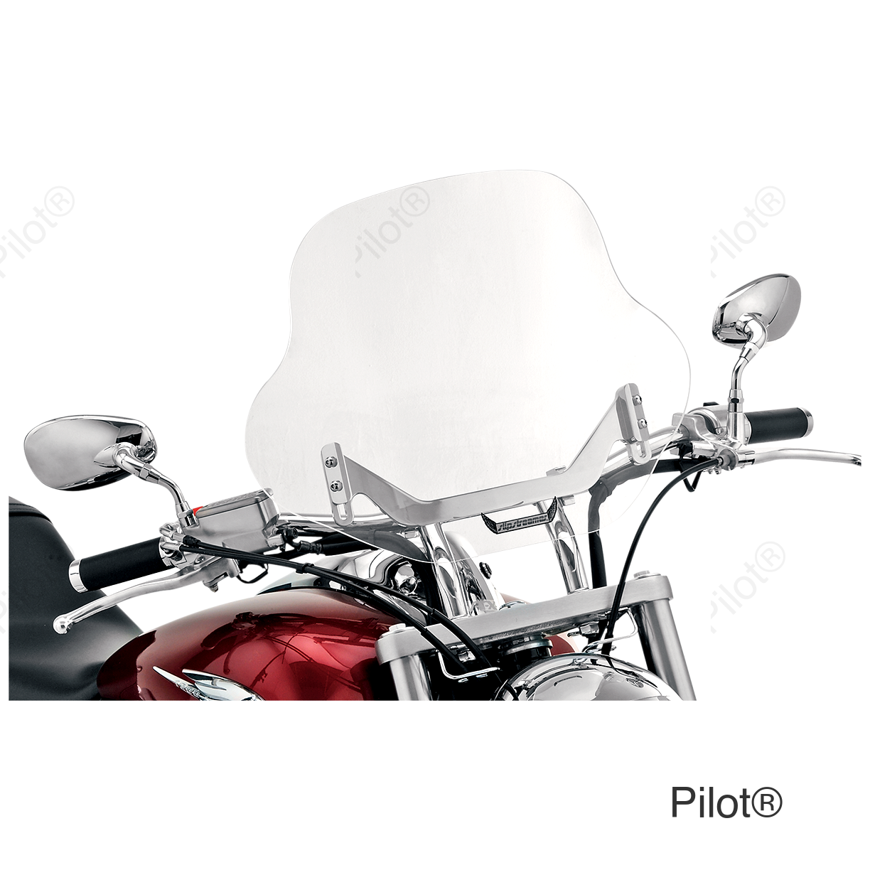 Batwing Windshield - 15" - Clear
