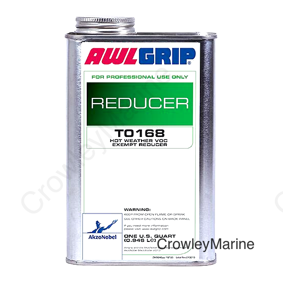 Topcoat Reducer, Hot Weather Qt.