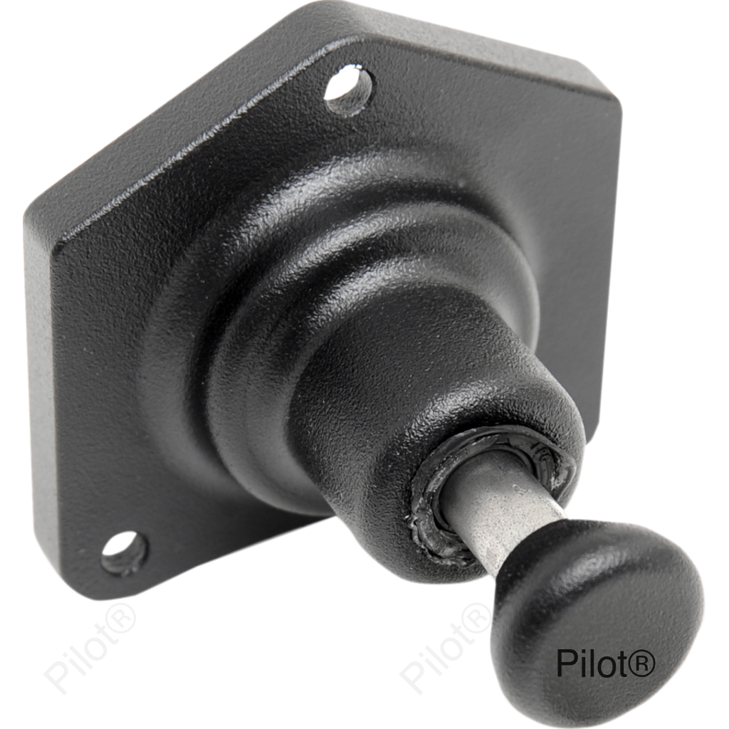 Solenoid End Cover - Starter Buttons - Black