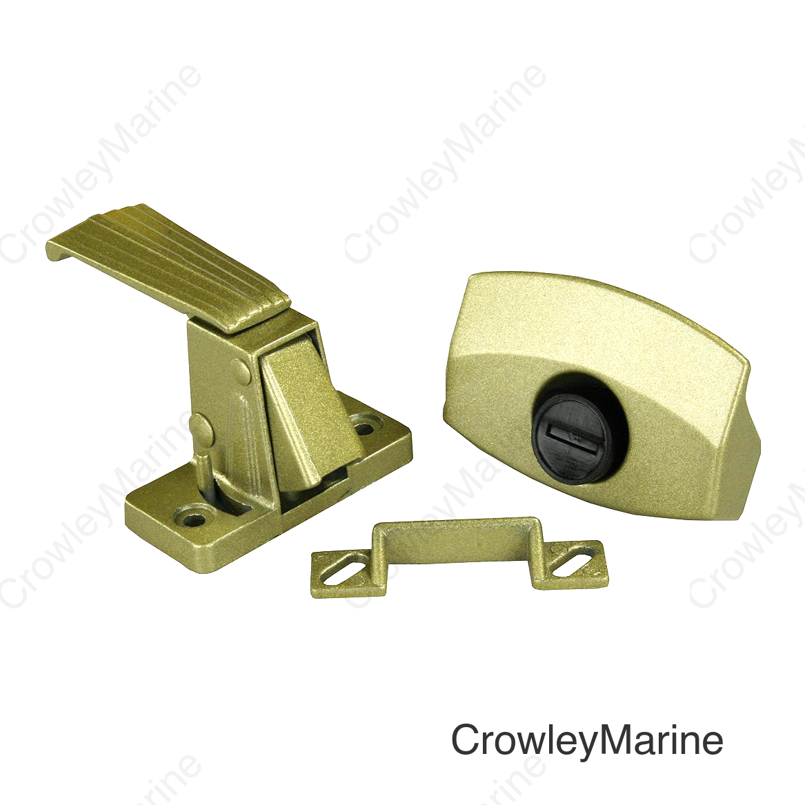 JR Products 20515 Gold Finish Privacy Latch for RV Interior Doors
