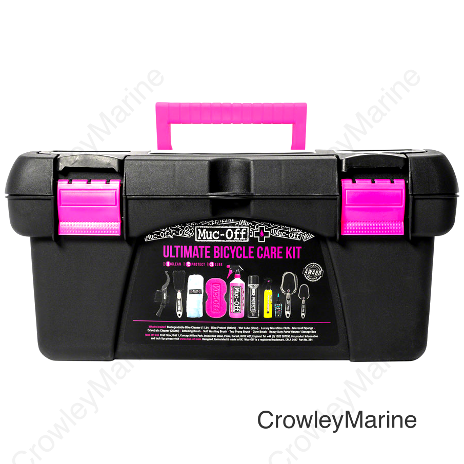 Muc-Off Ultimate Bicycle Cleaning Kit: Toolbox with 10 Pieces