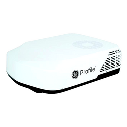 GE Profile PLC15 RV Rooftop Air Conditioner Low Profile, With Heat Pump, White