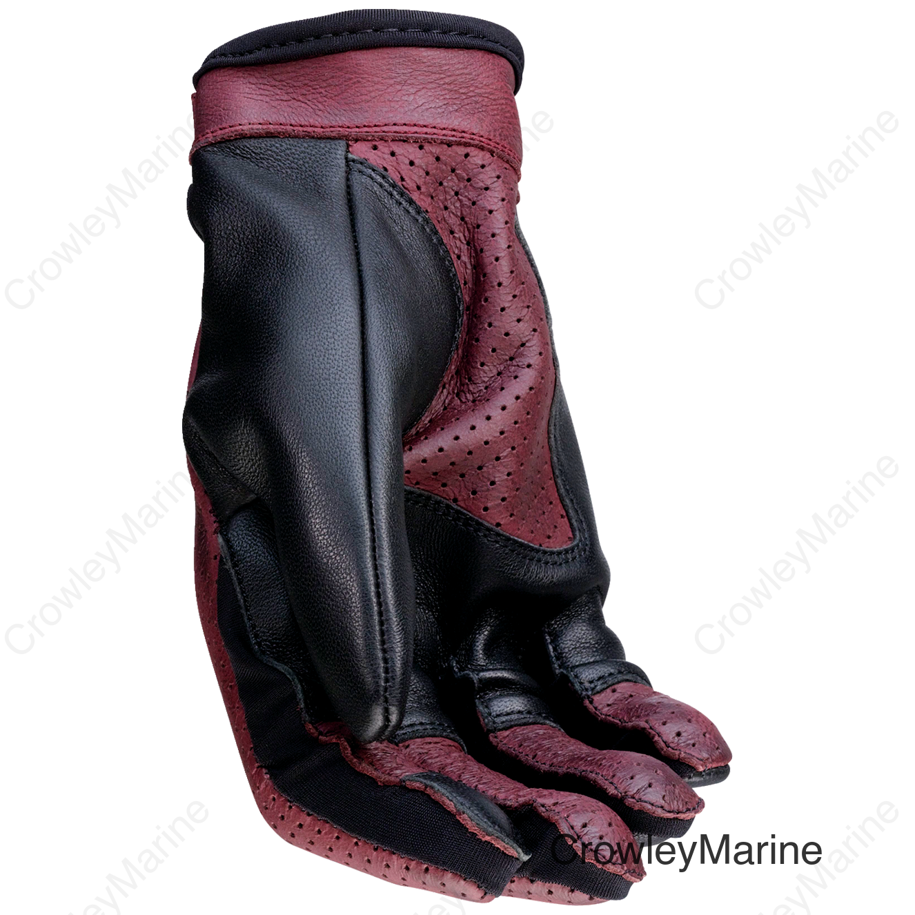 GLOVE WM COMBINR BK/RD SM