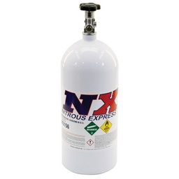 Nitrous Express 10lb Bottle w/Mainline Valve (6.89 Dia x 20.19 Tall) thumbnail-1