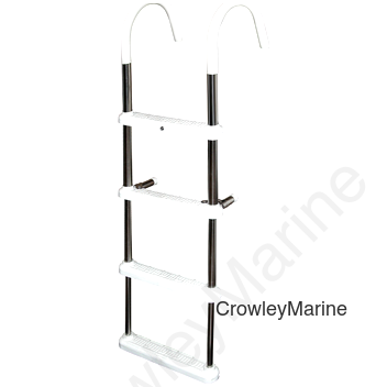 4-Step Ladder, 7" Hook, 48"L x 15"W
