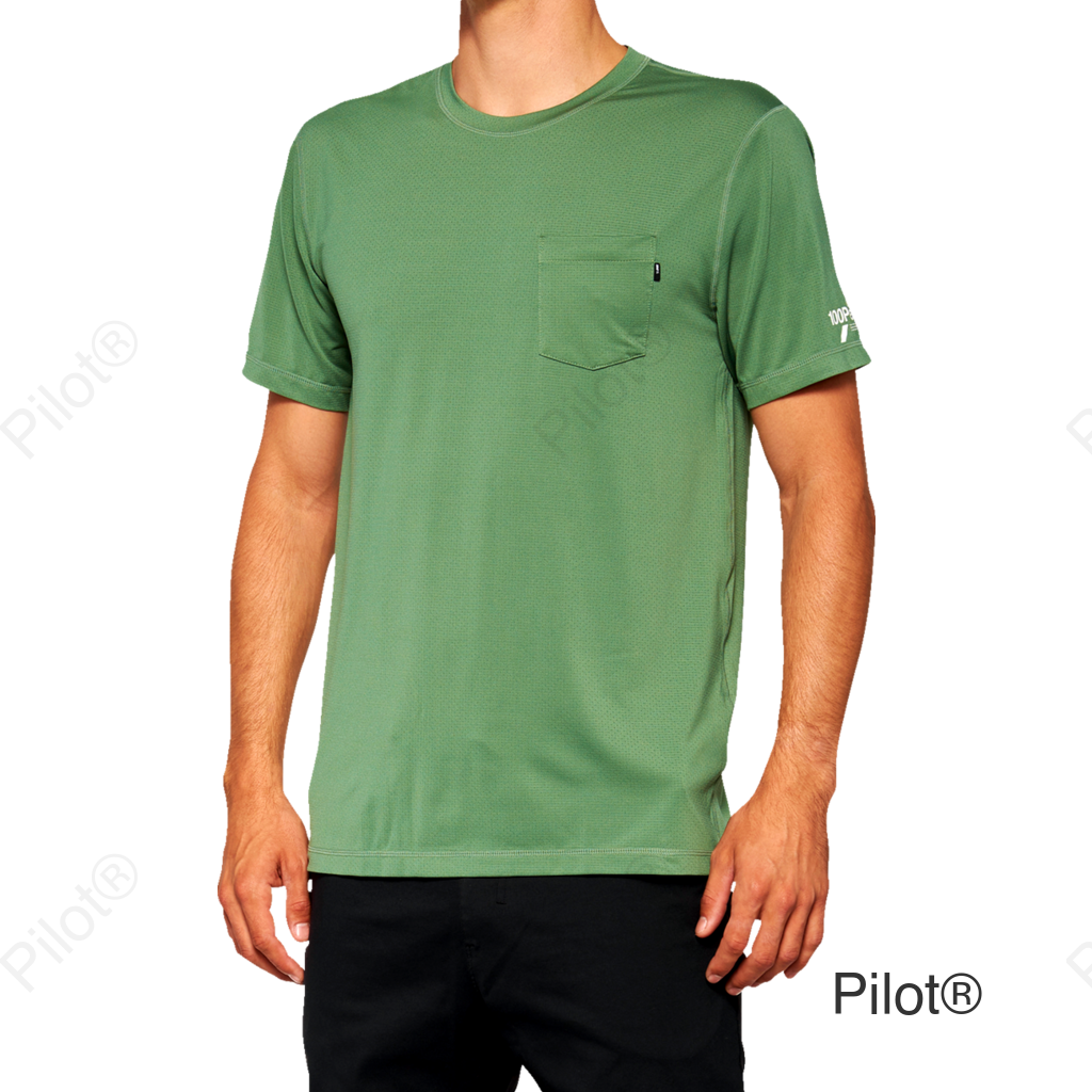 Mission Athletic T-Shirt - Olive - Large