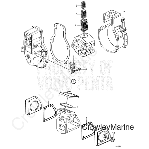 Lever(V2) - Volvo Penta (243852)