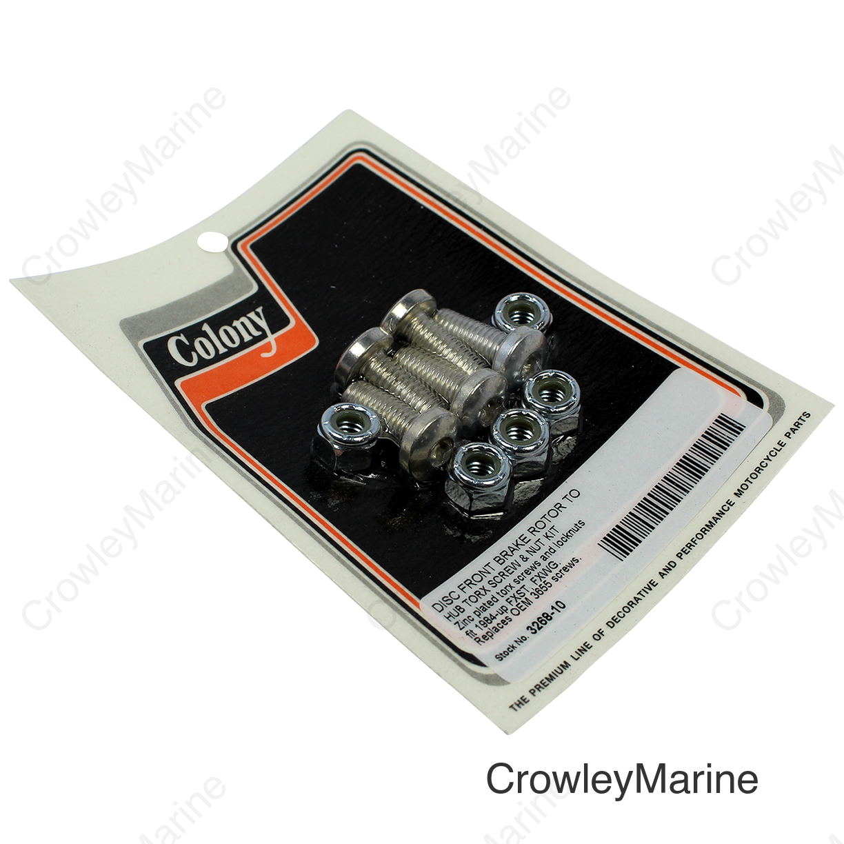 Bolts with Nuts - Front/Brake Rotor - Kit